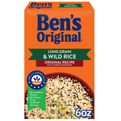 BEN'S ORIGINAL boxed rice ready in minutes for flavorful weeknight sides