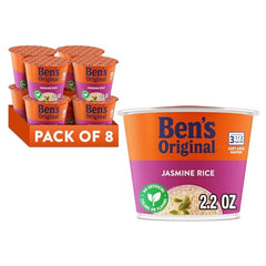 BEN'S ORIGINAL Jasmine Rice with stir-fry image, elevates Thai-inspired dishes.