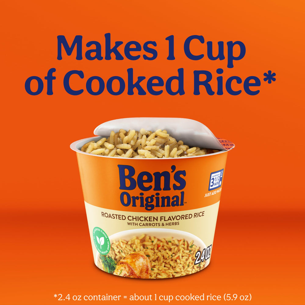 BEN'S ORIGINAL no artificial flavors or colors, a natural-tasting option.