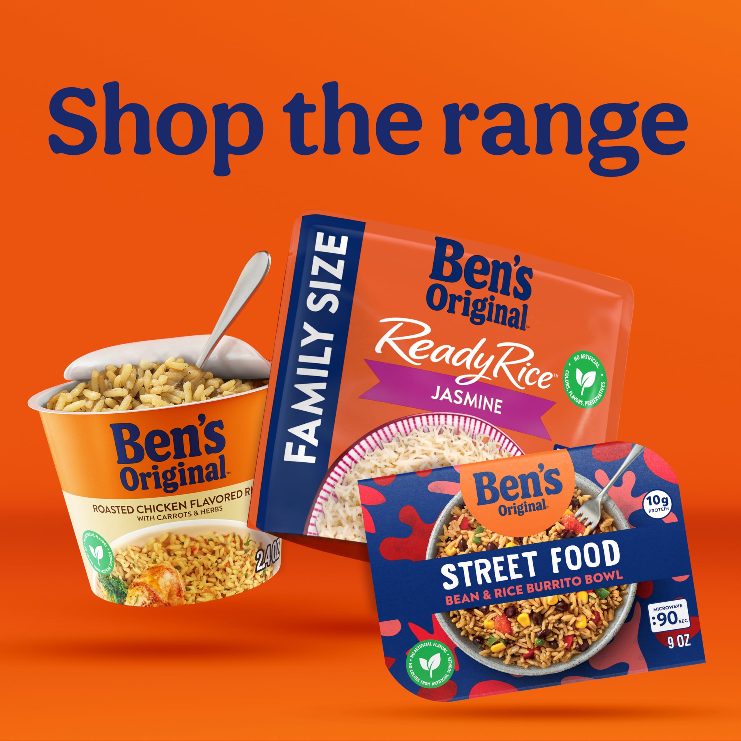 BEN'S ORIGINAL Ready Rice packaging – easy cleanup and mess-free prep