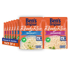 BEN'S ORIGINAL Ready Rice six pouch variety pack ready for quick meals.