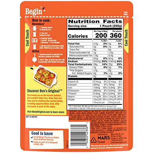 BEN'S ORIGINAL Ready Rice Pilaf ingredients close-up shows herbs and grains for rich flavor.