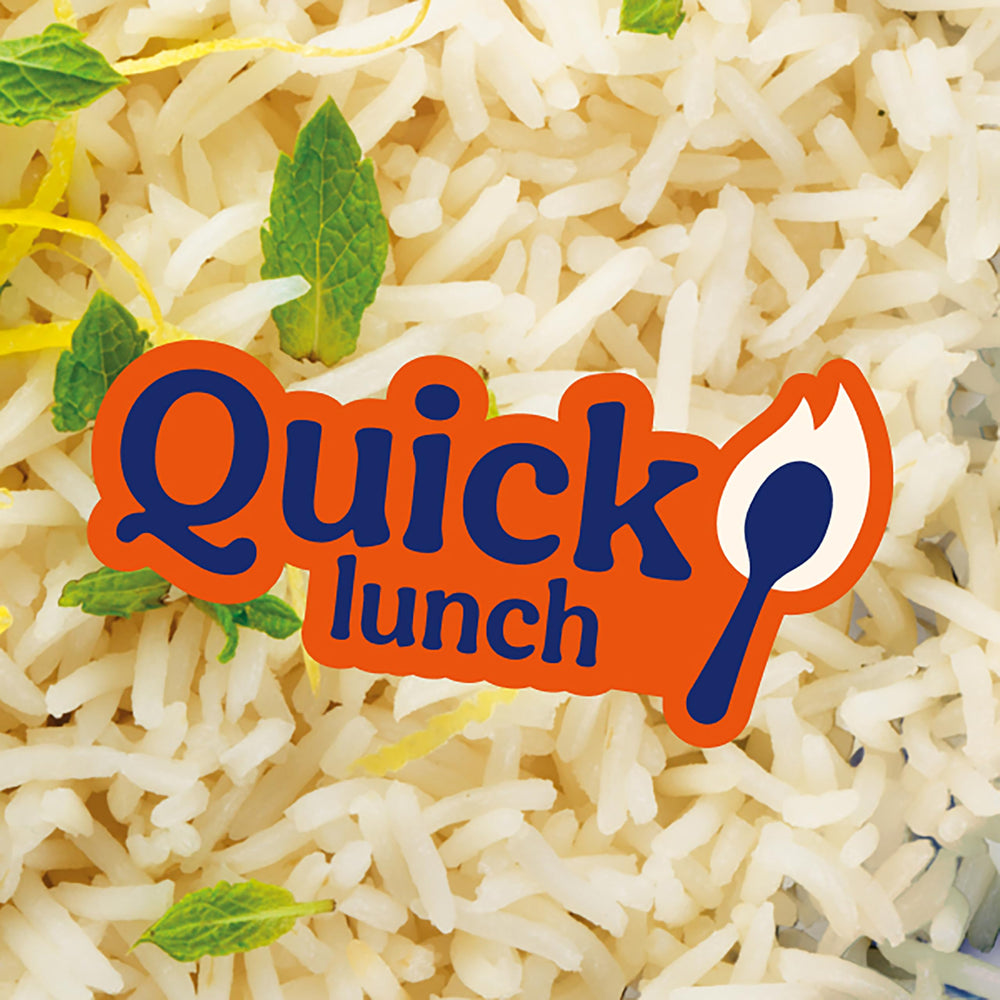 BEN'S ORIGINAL Ready Rice steam rising on plate, suggesting a comforting, low-sodium side.
