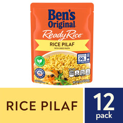 BEN'S ORIGINAL Ready Rice Rice Pilaf orzo and herbs blend visual