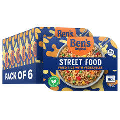 BEN'S ORIGINAL Street Food Fried Rice with Vegetables bowl ready in 90 seconds