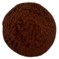 Bensdorp 22/24 fat Dutch process cocoa powder in a bowl for rich baking flavor.