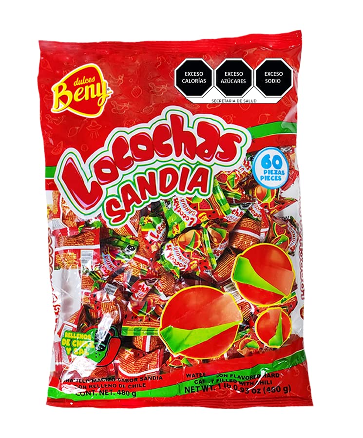 BENY Locochas Watermelon Hard Candy full bag for gifts or parties
