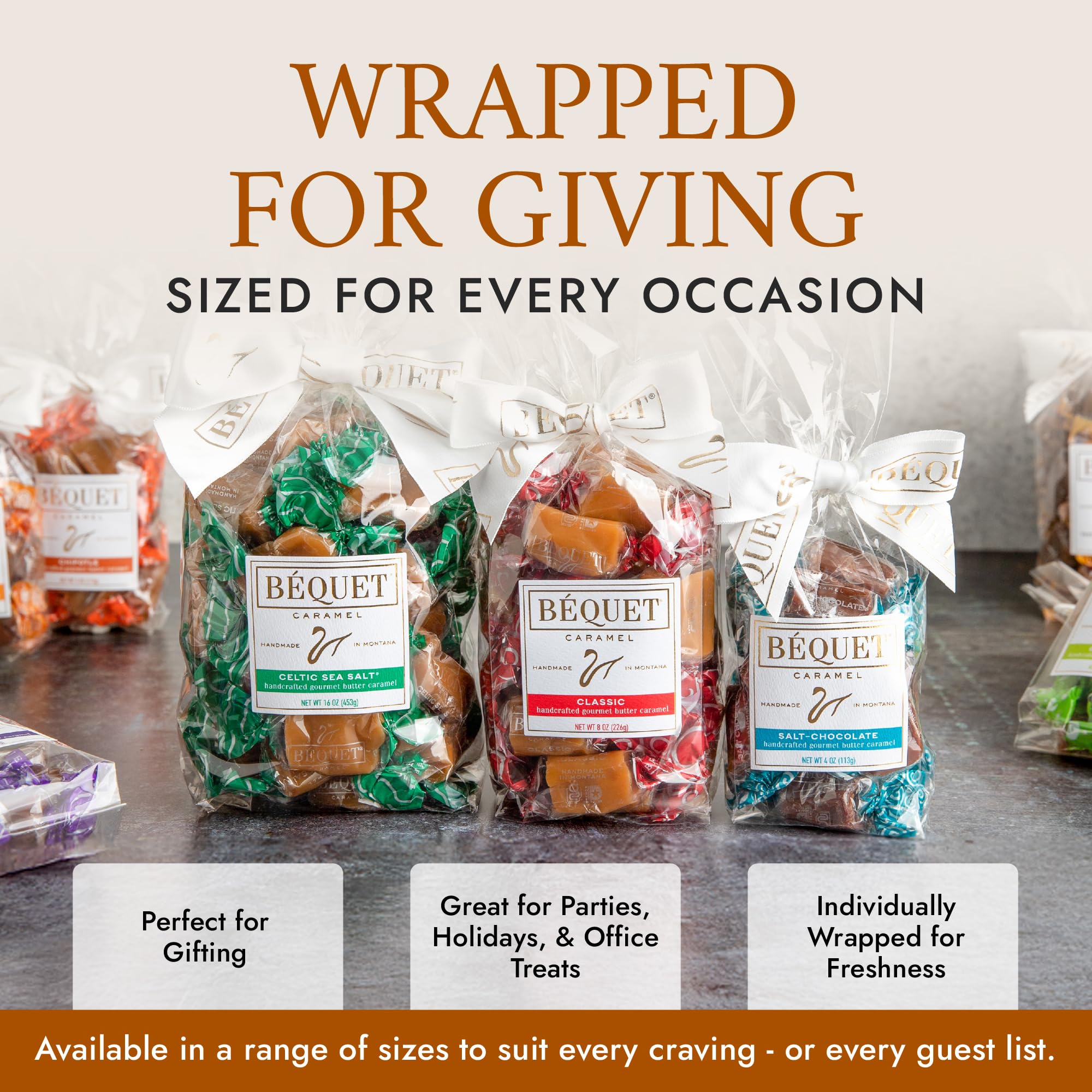 Bequet Classic Caramels award-winning quality recognized by experts