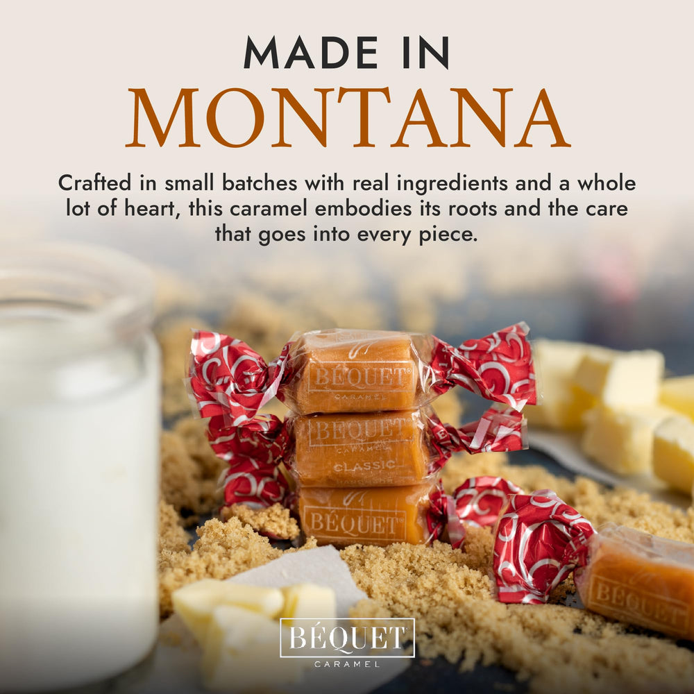Bequet Classic Caramels melt in mouth texture close-up
