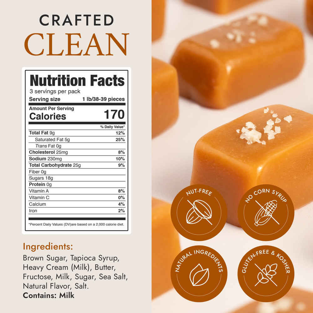 Bequet handcrafted caramel in small batches for premium flavor