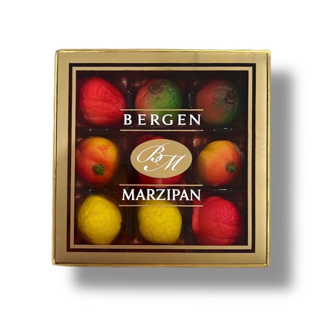 Bergen Marzipan apples fruit-shaped pieces, ideal for sharing and gifting