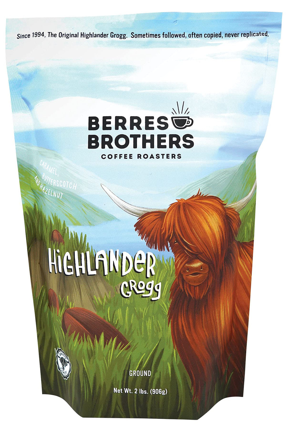 Berres Brothers Highlander Grogg bag with resealable closure stays fresh
