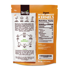 Berrilys bitter apricot kernel closeup showing texture and quality for gourmet snacks