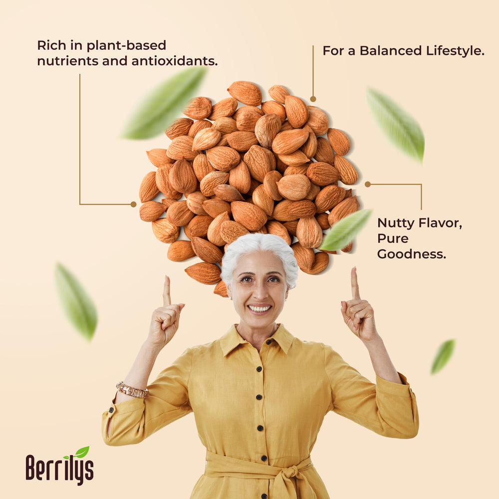 Berrilys non GMO apricot kernel powder, convenient energy option.