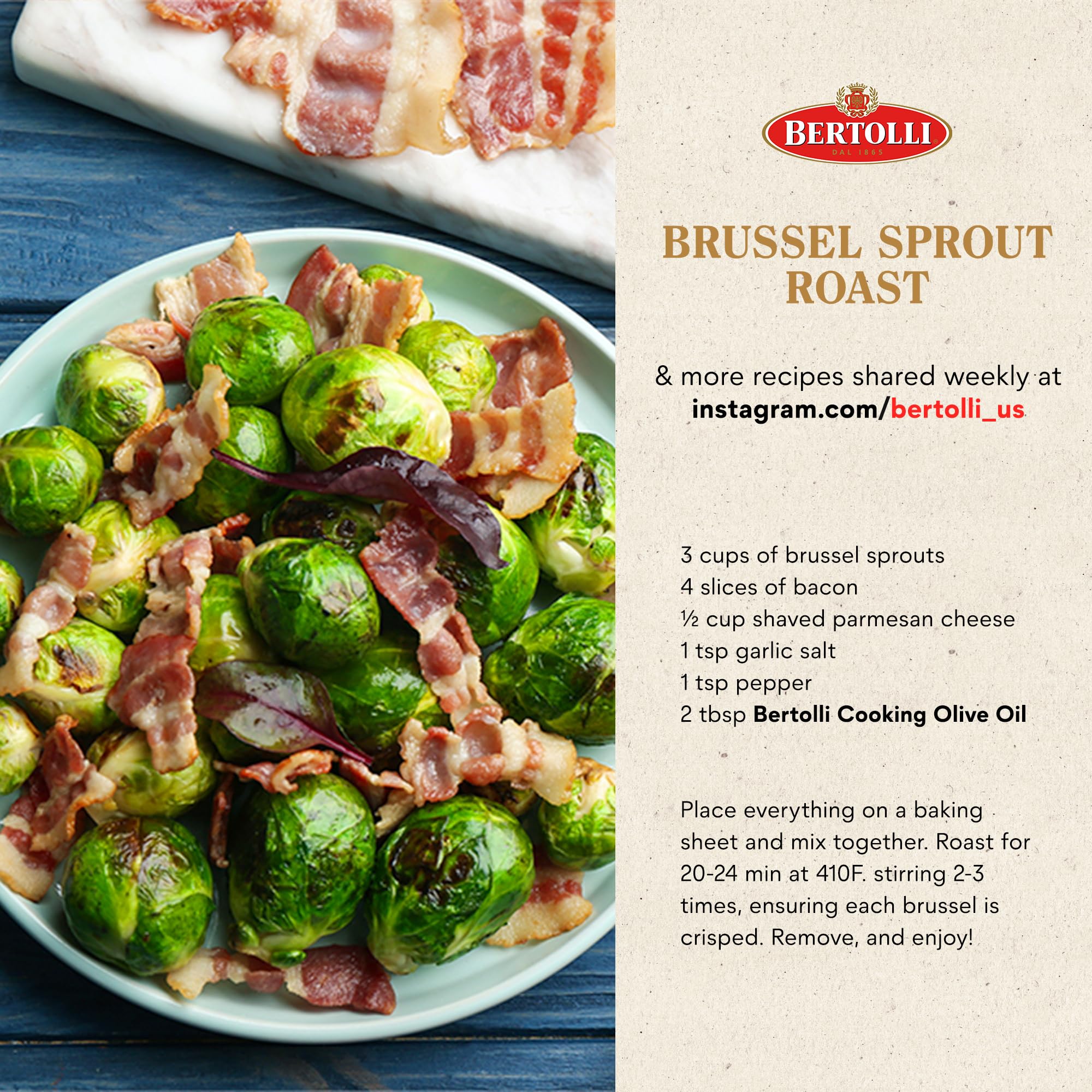 Bertolli Classico olive oil bottle on counter for versatile cooking tasks
