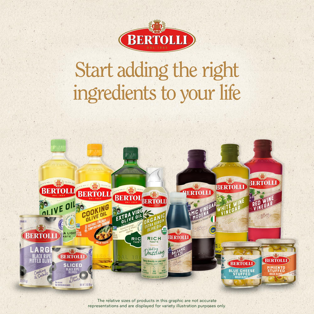 Bertolli olive oil pour closeup, smooth dispensing for precise cooking.