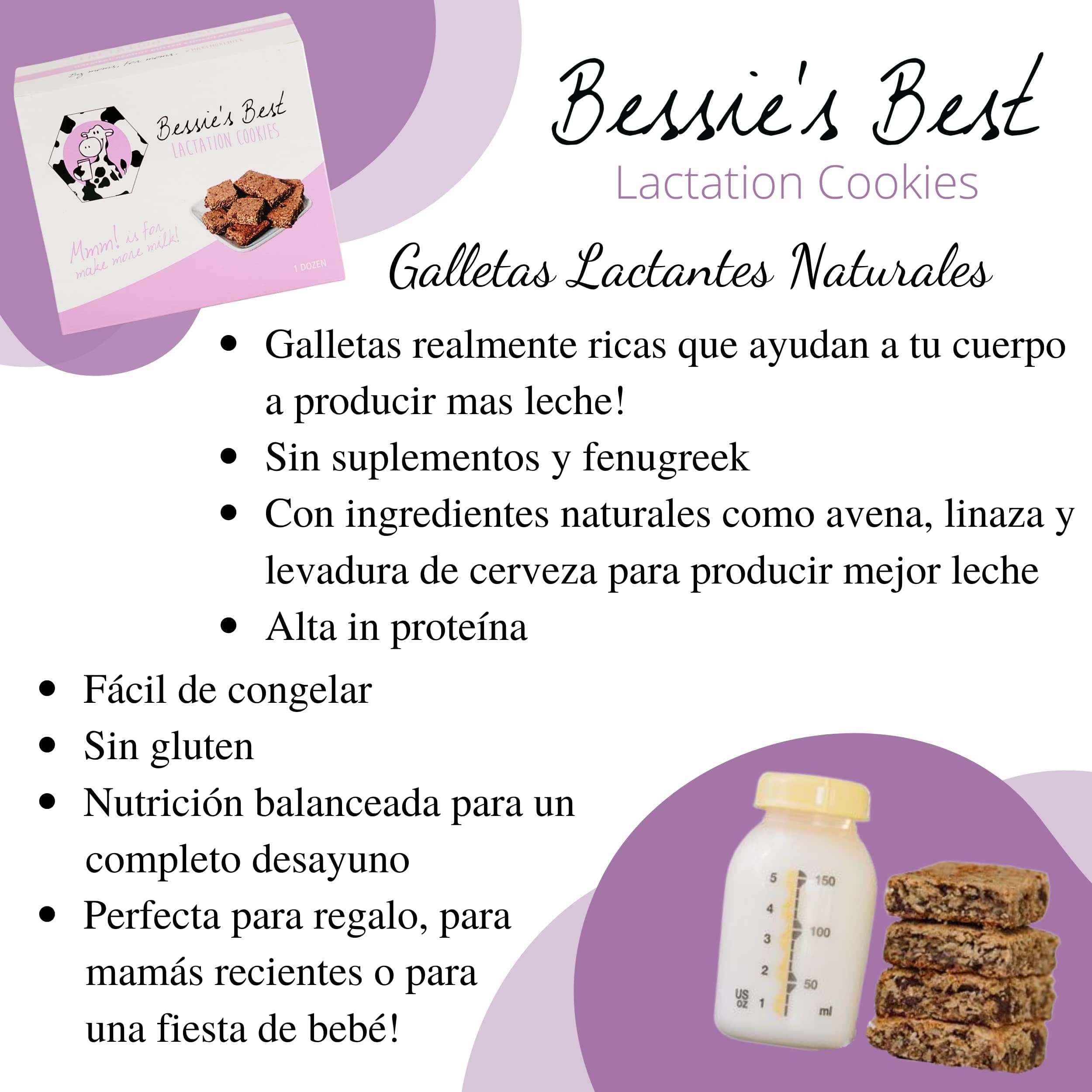 Bessie's Best Lactation Cookies snack setup presenting a wholesome treat
