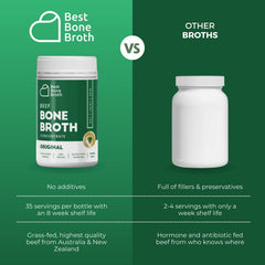 Best Bone Broth concentrate close-up shows rich, silky texture.