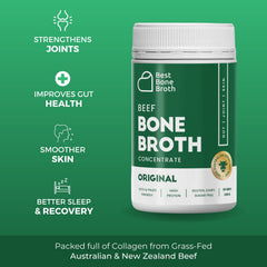 Best Bone Broth grass-fed Australian beef source image signaling premium quality.