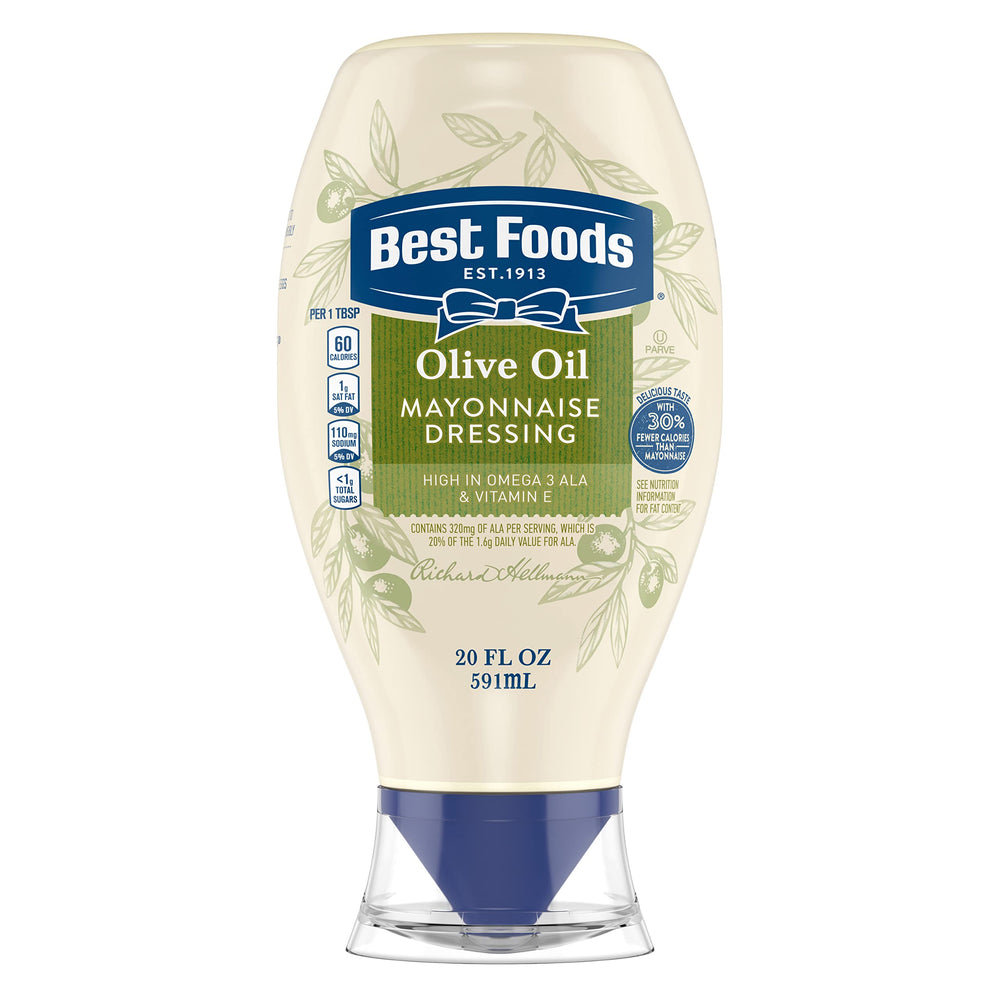 Best Foods Olive Oil Mayo squeeze bottle ready for easy, mess-free application