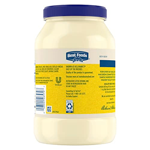 Juicy burger topped with Best Foods Real Mayonnaise for extra richness.
