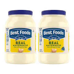 Best Foods Real Mayonnaise twin-pack jar for a smooth spread on sandwiches.