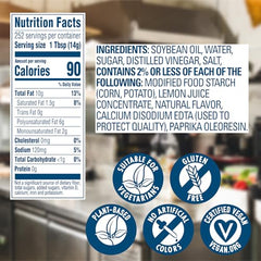 Best Foods vegan mayonnaise pour illustrating creamy mouthfeel ideal for dressings