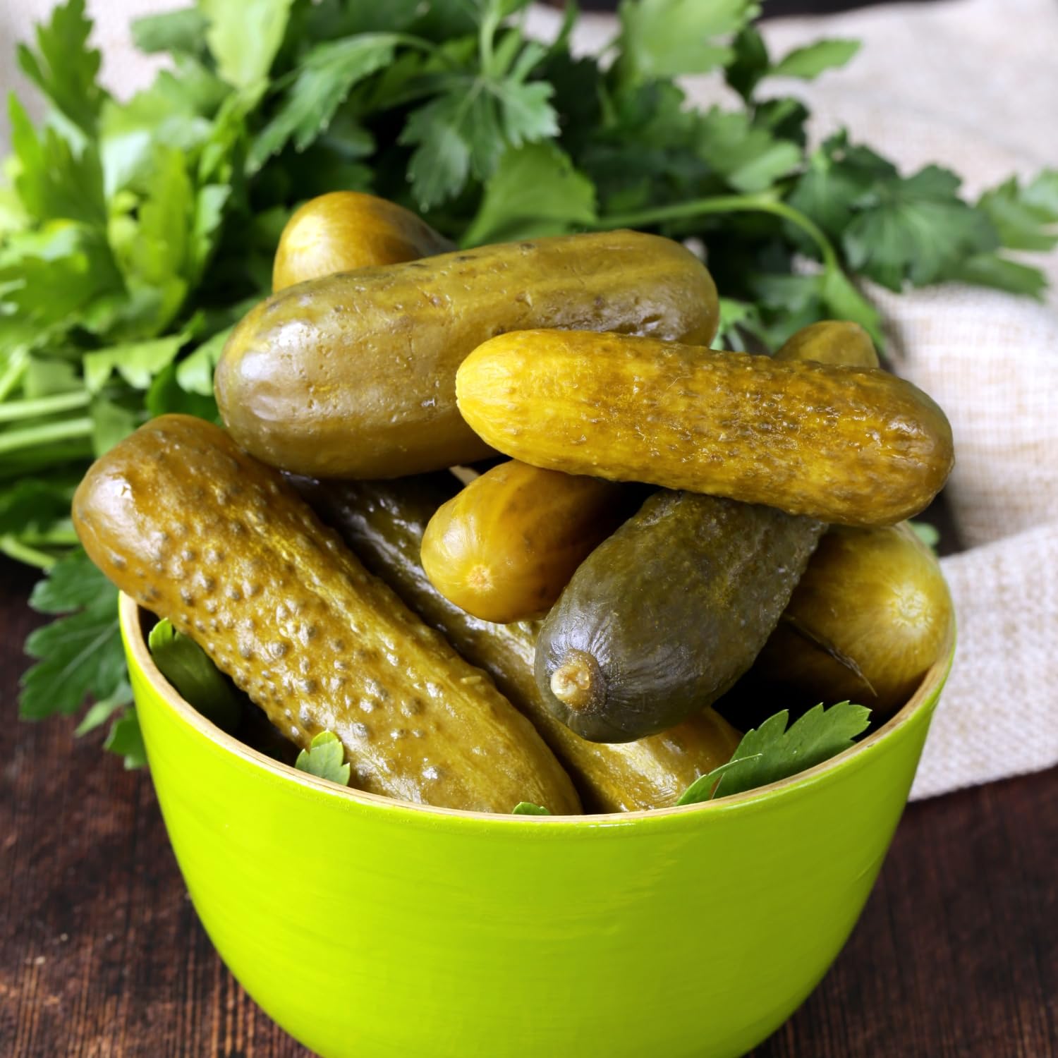 Best Maid Dill Pickles as burger topping idea with tang.