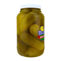 Best Maid Dill Pickles slices on a burger, adding tangy zest and crunch.