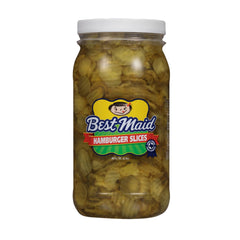 Best Maid pickles 80oz jar front view for bulk kitchen use.