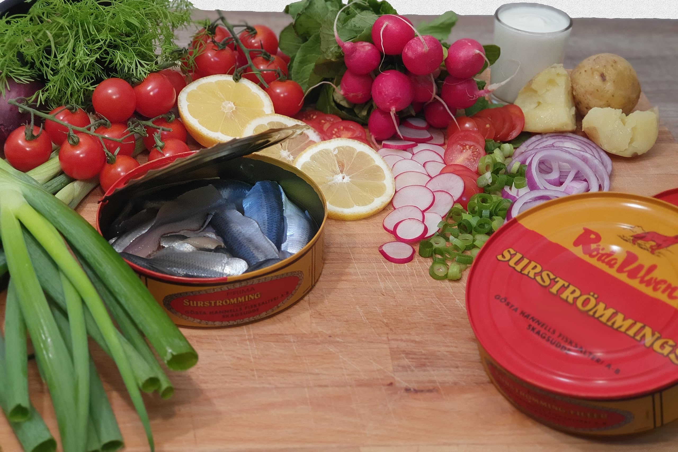 Best Natural Röda Ulven Surströmming refrigerated storage preserves freshness.