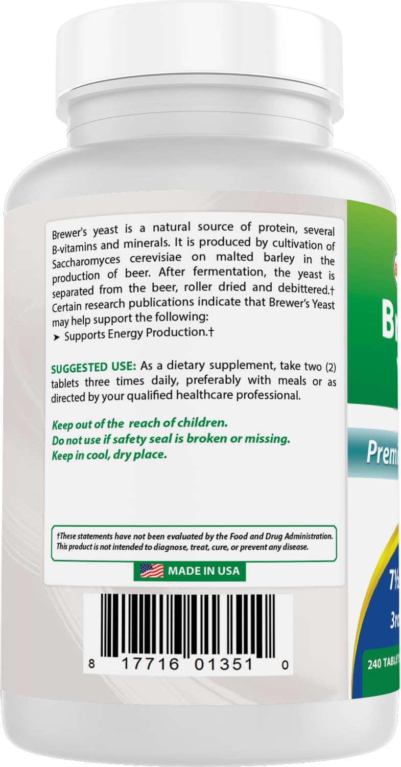 Best Naturals Brewers Yeast in a kitchen scene for daily routine