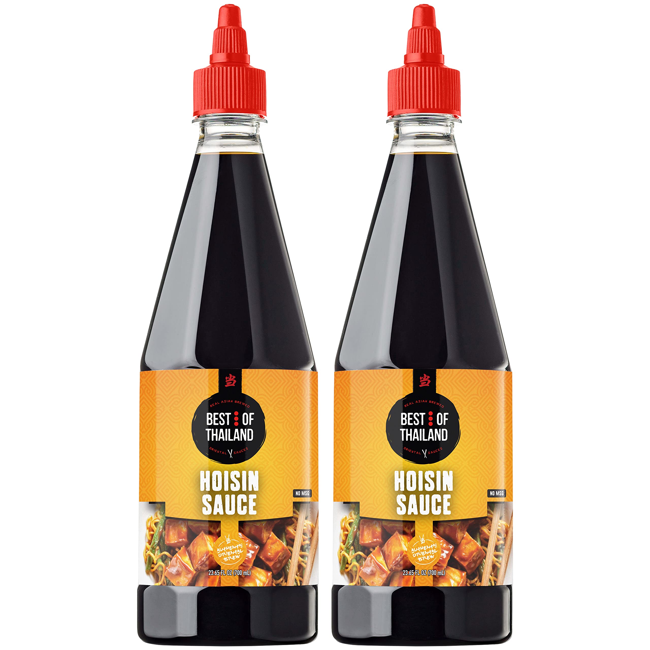 Best of Thailand Hoisin Sauce bottle close-up for authentic flavor in stir-fries