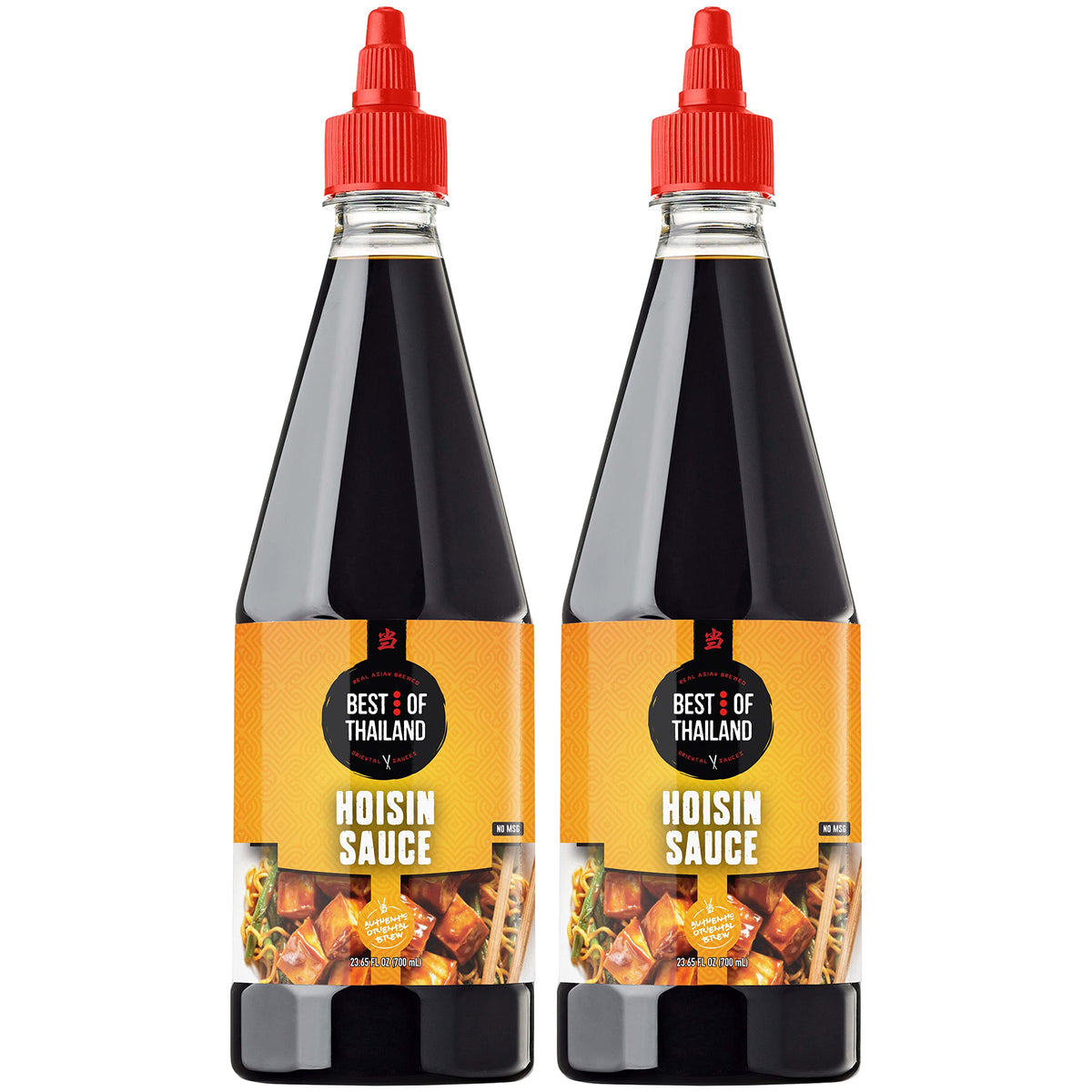 Best of Thailand Hoisin Sauce bottle close-up for authentic flavor in stir-fries