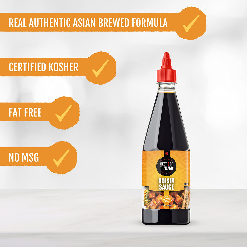 Best of Thailand Hoisin Sauce ingredient blend adds authentic spice notes to sauces and marinades