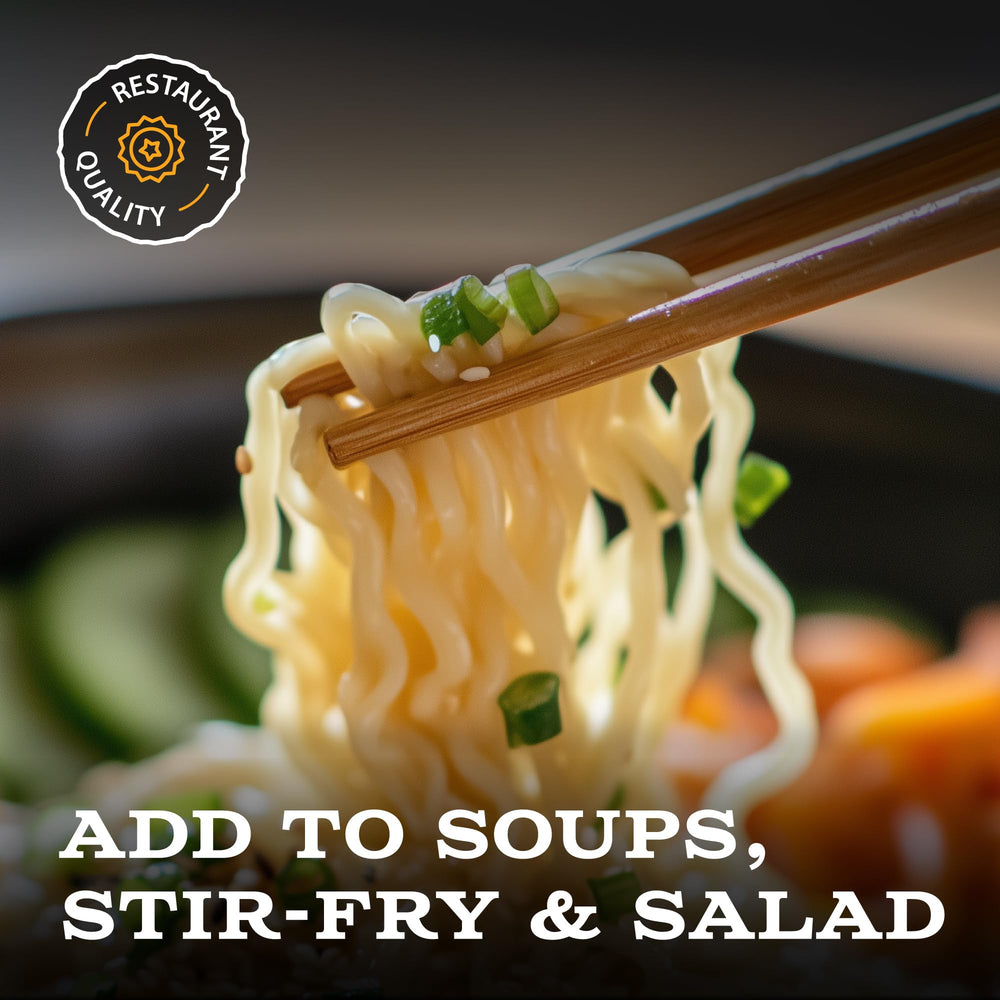 Best Of Thailand Noodles noodles-closeup, glossy strands hint at rich broth