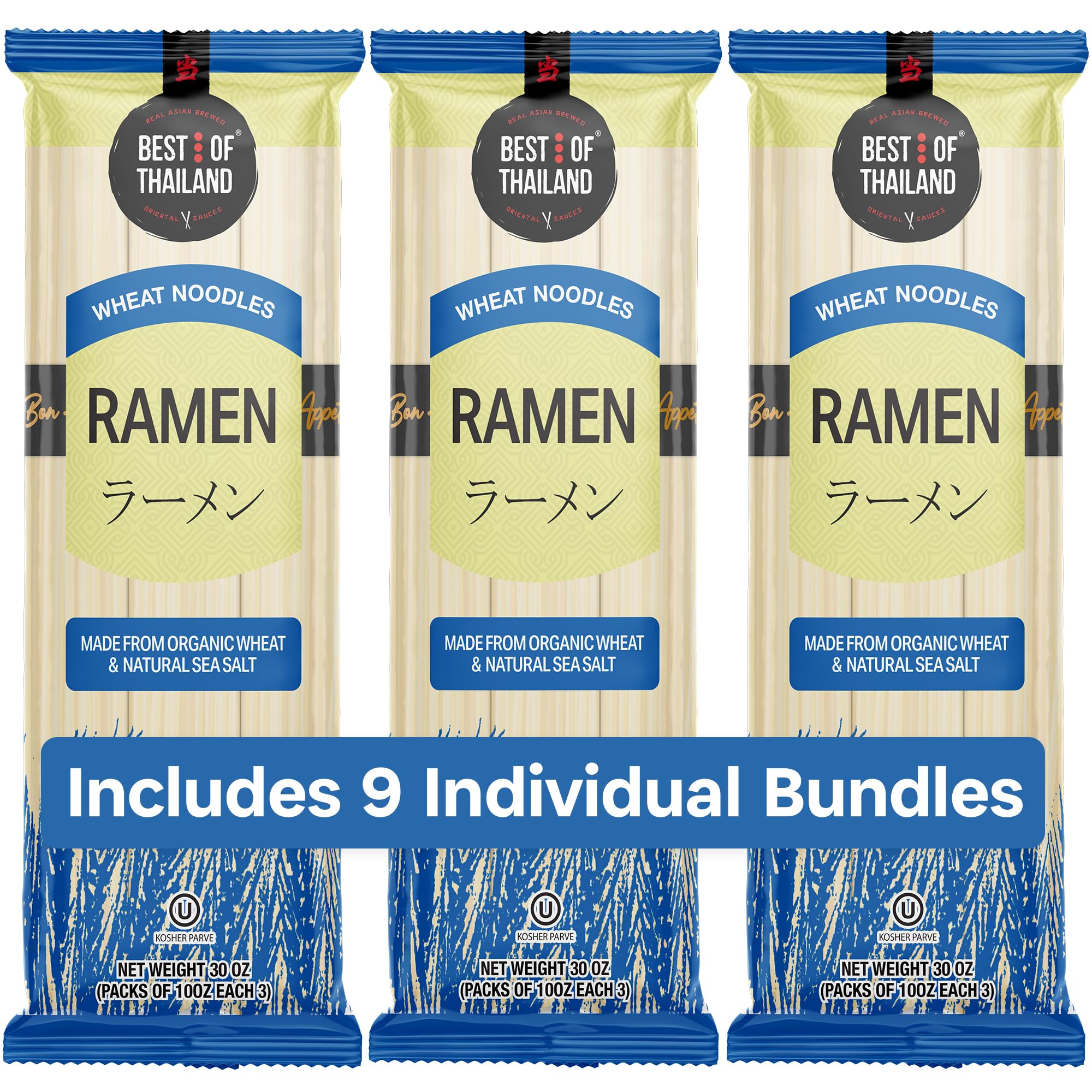 Best Of Thailand Noodles pack ramen, convenient 3-pack for quick meals
