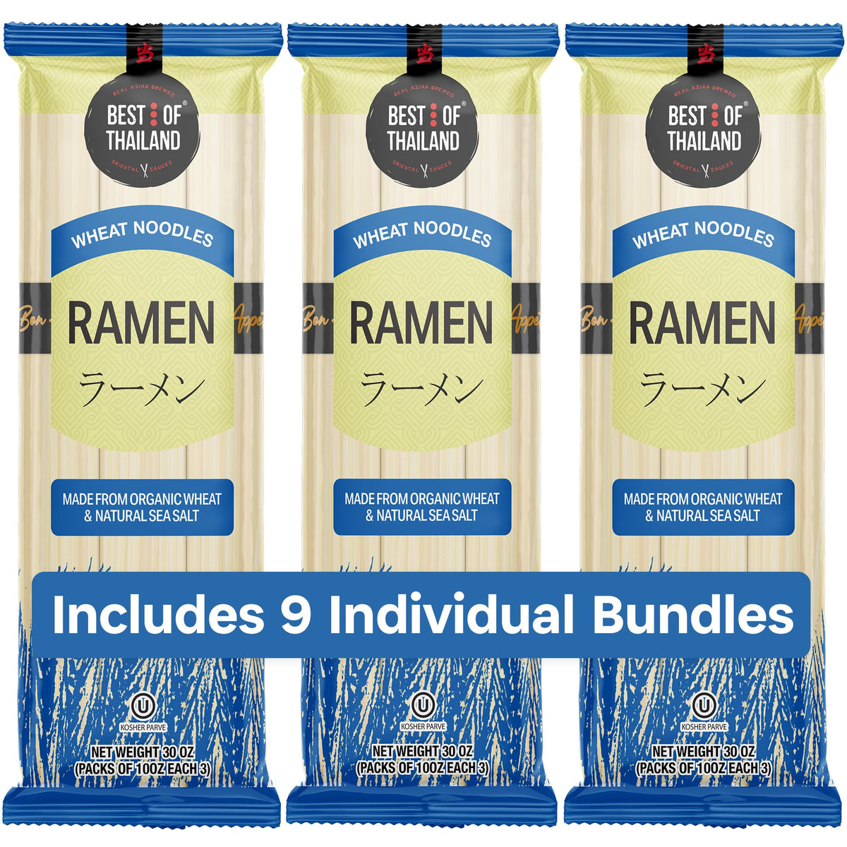 Best Of Thailand Noodles pack ramen, convenient 3-pack for quick meals