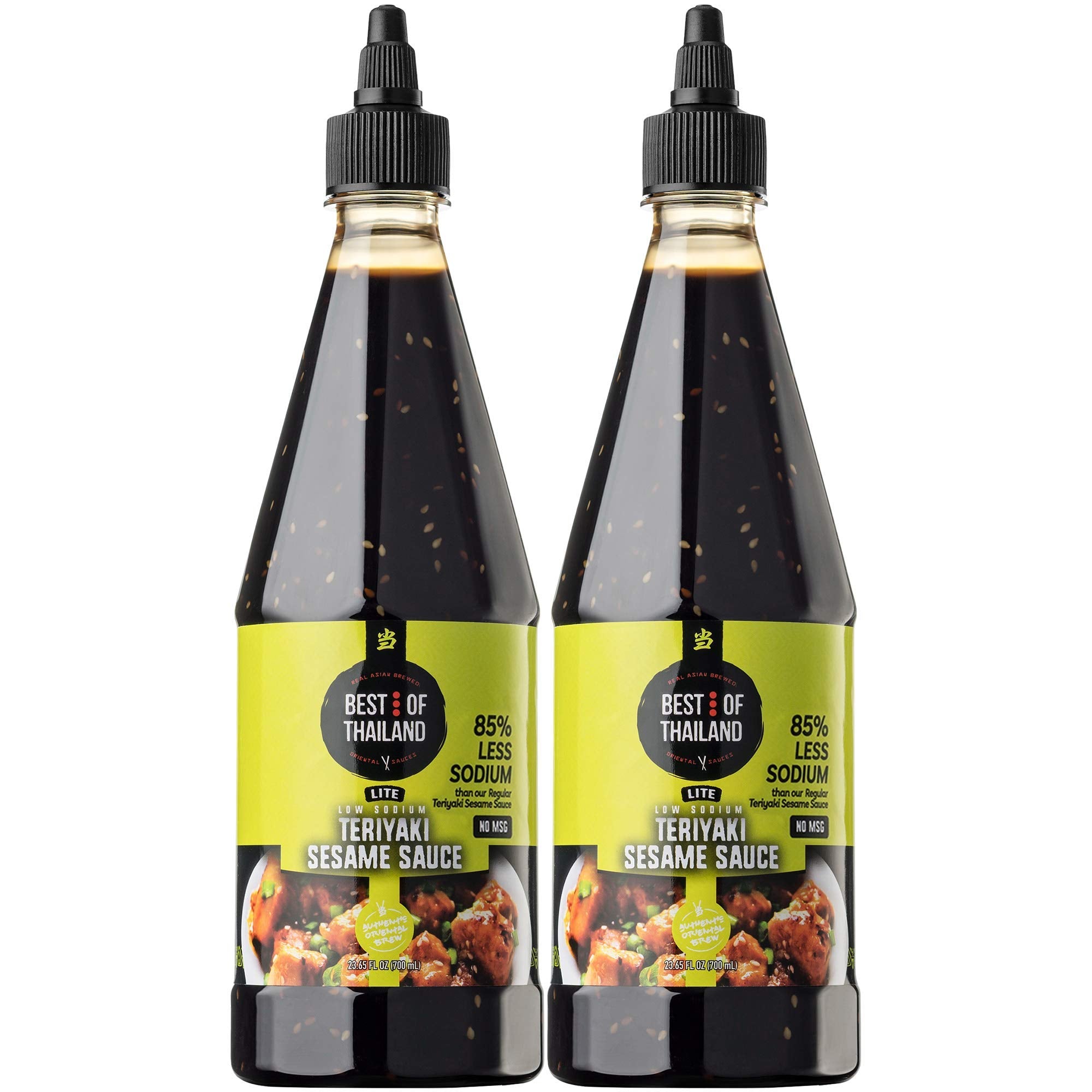 Best of Thailand Sesame Teriyaki Lite bottle front label highlighting authentic flavor potential