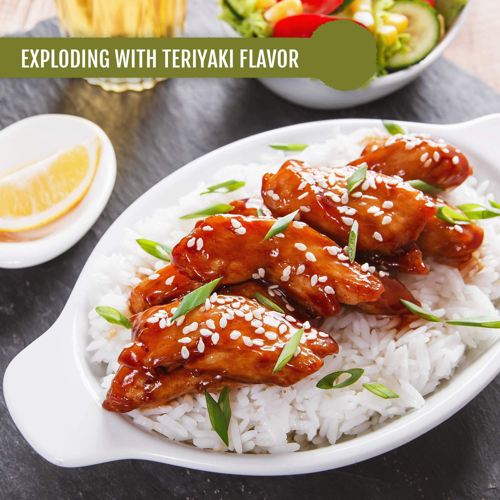 Best of Thailand Sesame Teriyaki Lite stir-fry idea with glossy glaze
