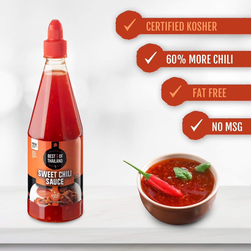 Best of Thailand Sweet Chili Sauce chicken-wings dip for tangy-sweet glaze.