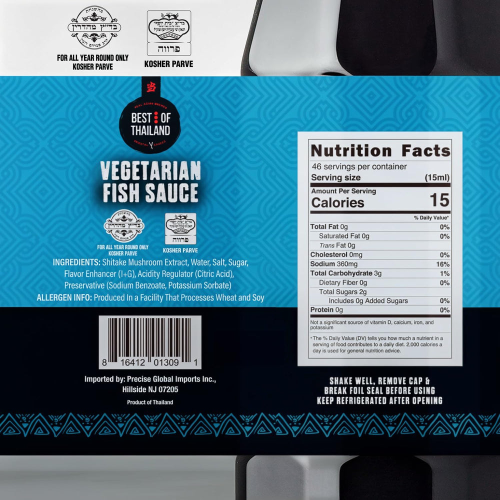 Best of Thailand vegan fish sauce dressing-use enhances soups and stir-fries with depth.