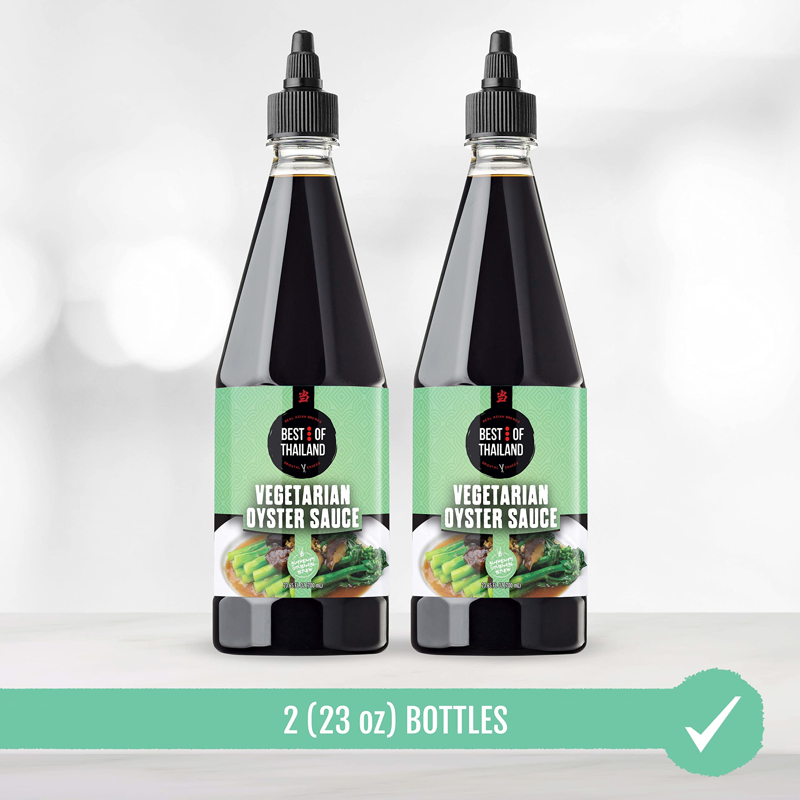 No MSG feature of Best Of Thailand vegetarian oyster sauce supports mindful cooking.
