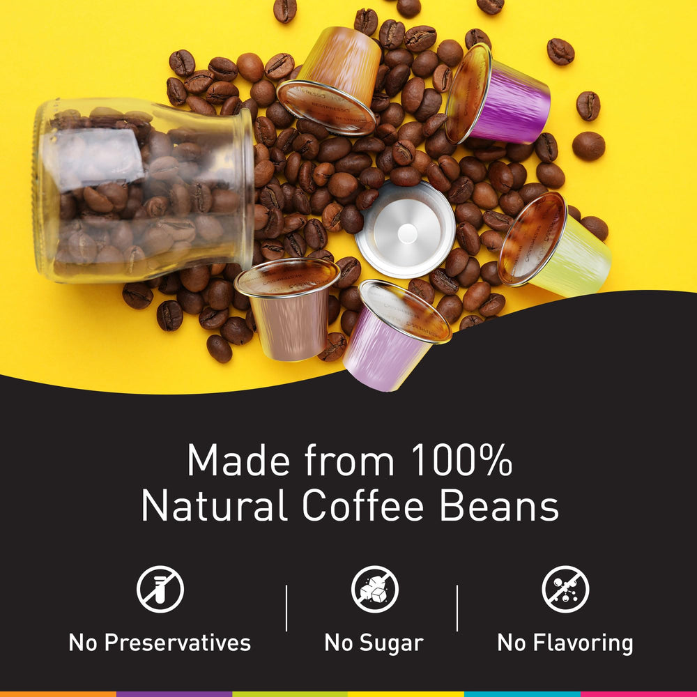 Bestpresso capsules on counter, ideal for a quick morning espresso ritual.