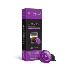 Bestpresso Cremoso capsules providing creamy, balanced espresso