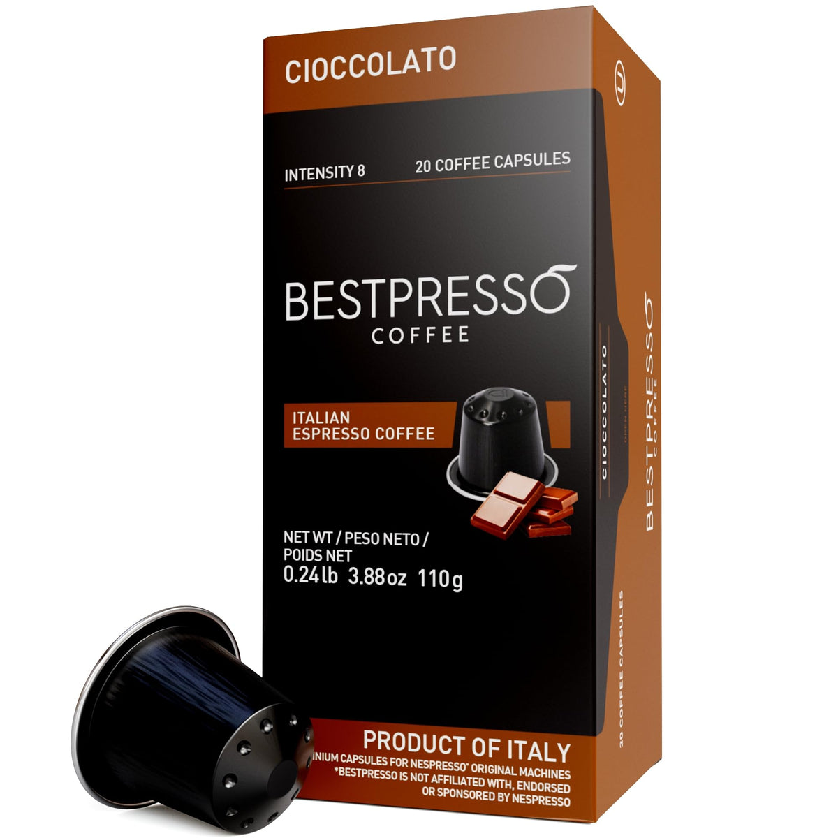 Bestpresso Original pods box ready for Nespresso Original machines