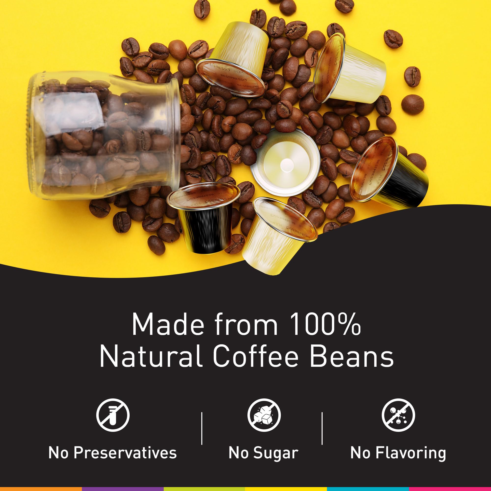 Bestpresso Rainforest Alliance label emphasizes sustainable sourcing