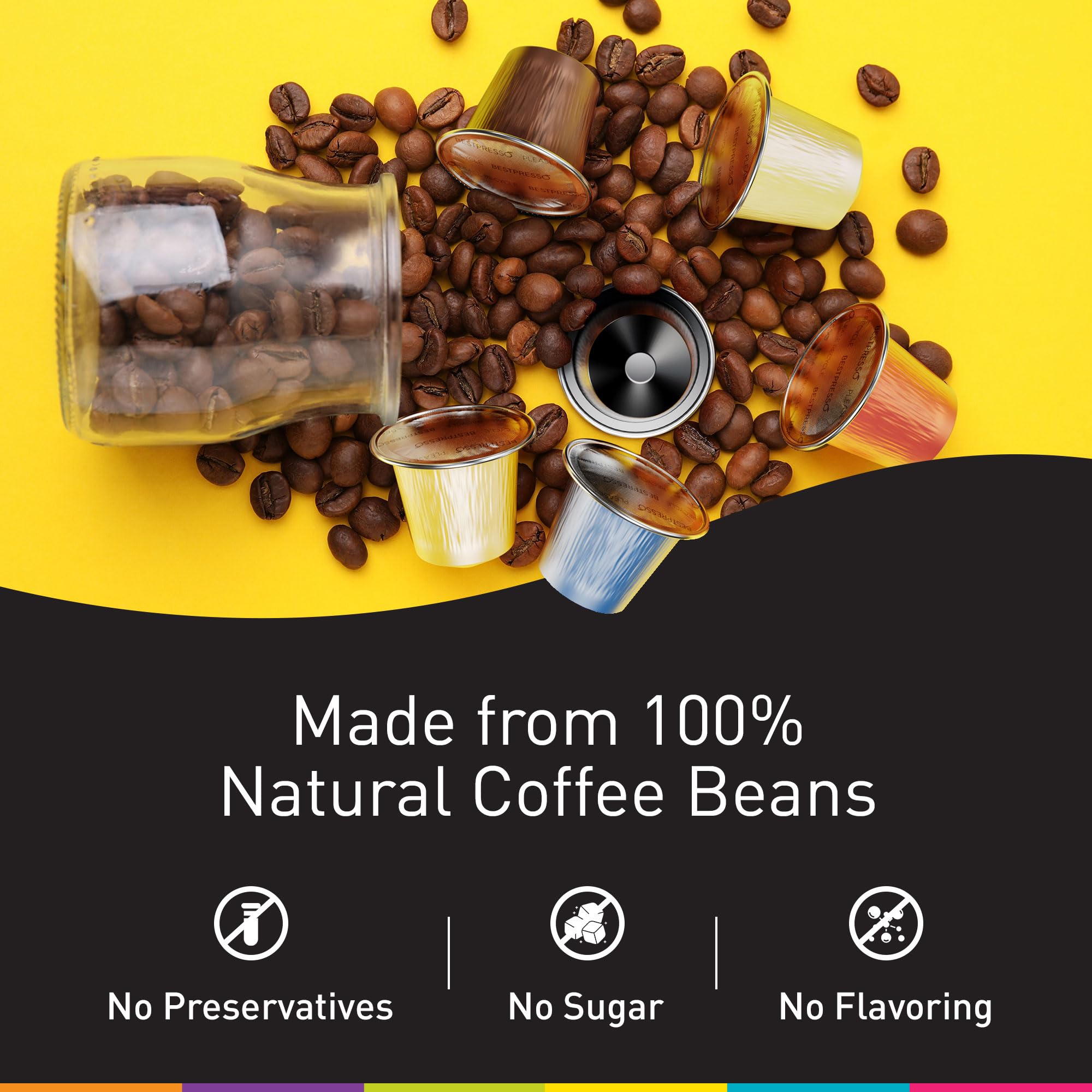 Bestpresso sustainability notes with Rainforest Alliance certification