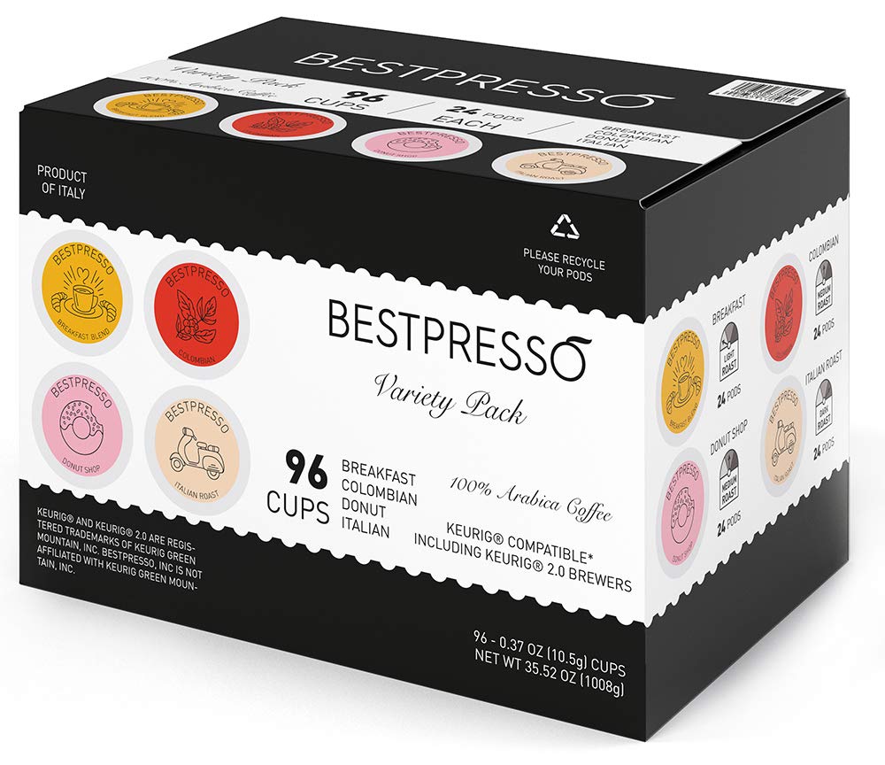 Bestpresso Italian Roast pods offer bold flavor for a confident morning ritual.