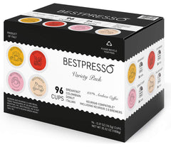 Bestpresso Italian Roast pods offer bold flavor for a confident morning ritual.